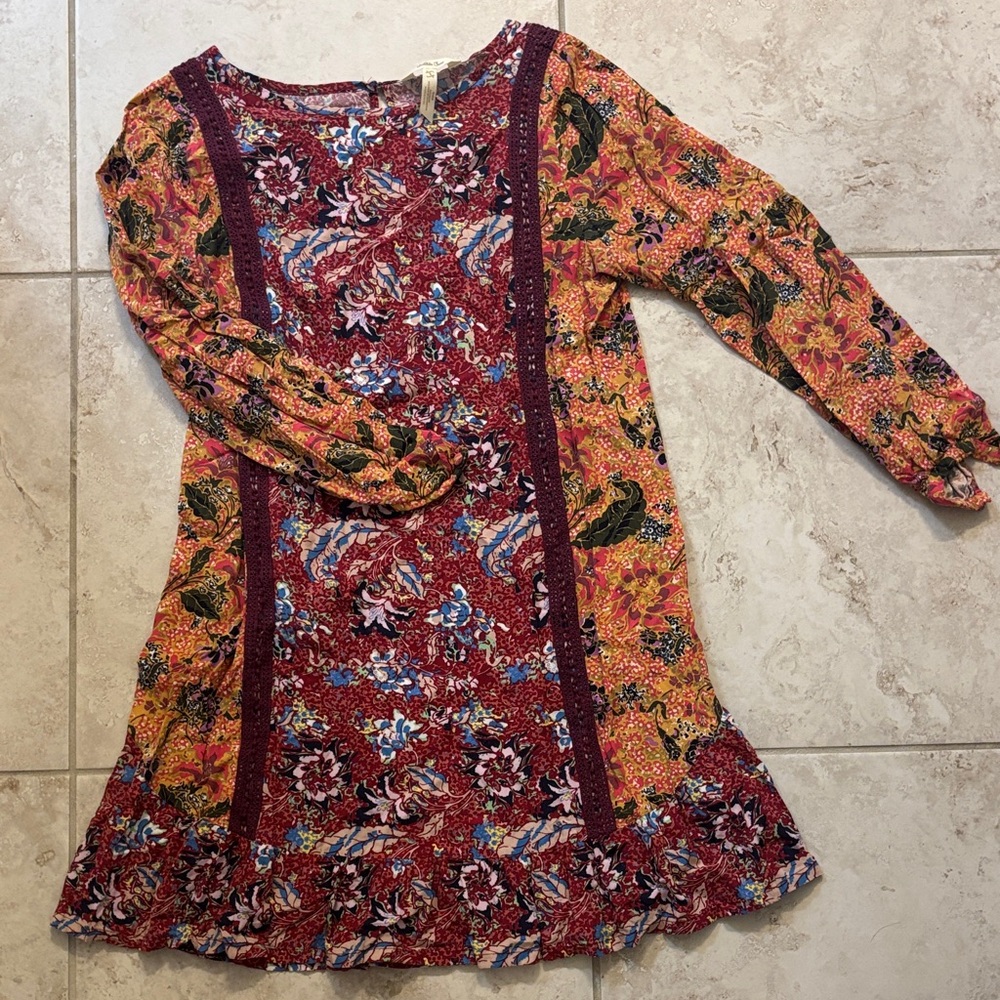 Matilda Jane Red Multi Floral Mini Dress